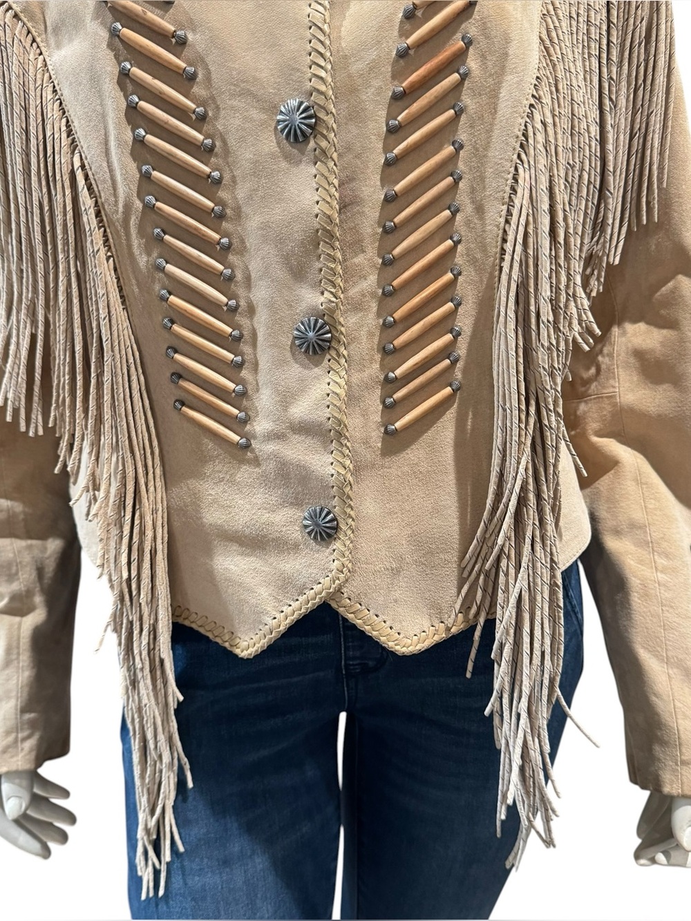 Cripple Creek Western Suede Fringe Jacket - Picture 5 of 12